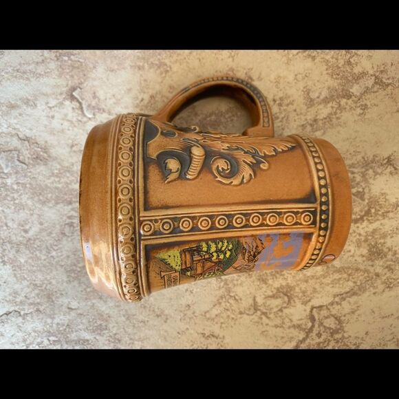 Vintage 1988 Gerz Beer Stein No Lid | West Germany Ceramic Cana | German Mug - Picture 10 of 10